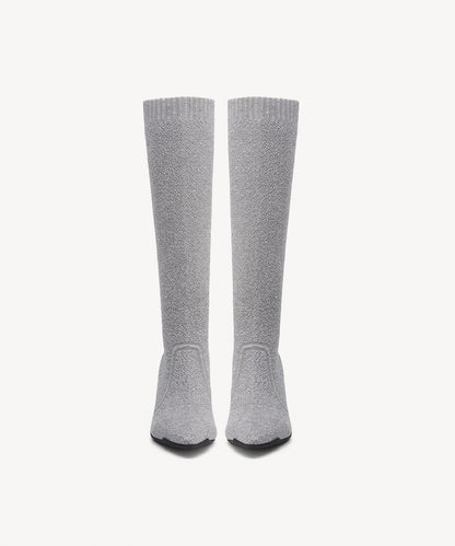 Botas altas de tacón alto y punta fina VeloVera™