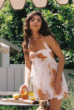 Arabella™ | Minivestido de gasa floral