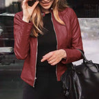 Elene | Genuine Leather Jacket for Women