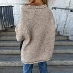 Off-Shoulder Knit Sweater