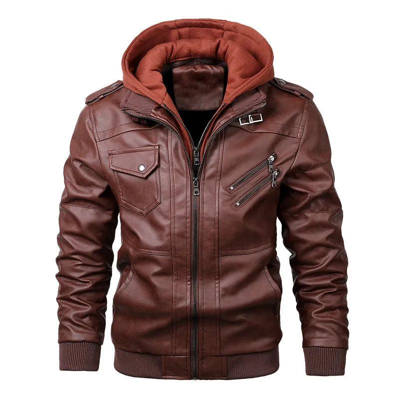 Chaqueta de cuero premium para hombre