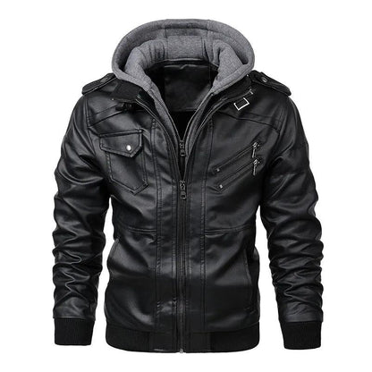 Chaqueta de cuero premium para hombre