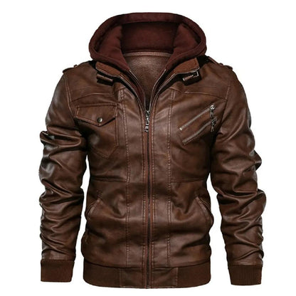 Chaqueta de cuero premium para hombre