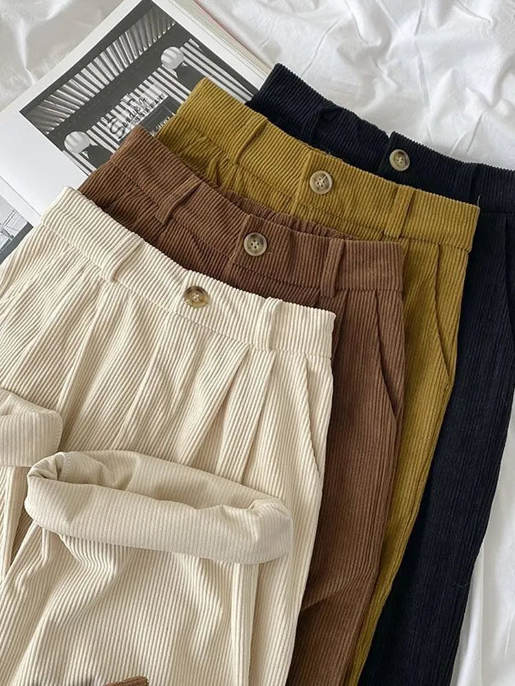 Pantalones de pana retro