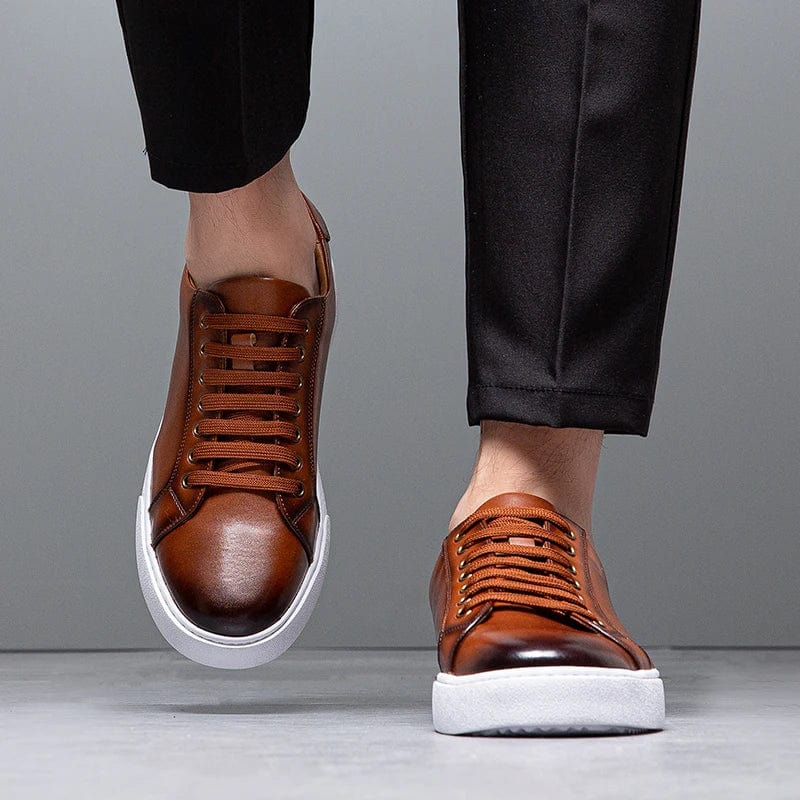 Conor | Leather Tennis Shoes