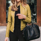 Elene | Genuine Leather Jacket for Women