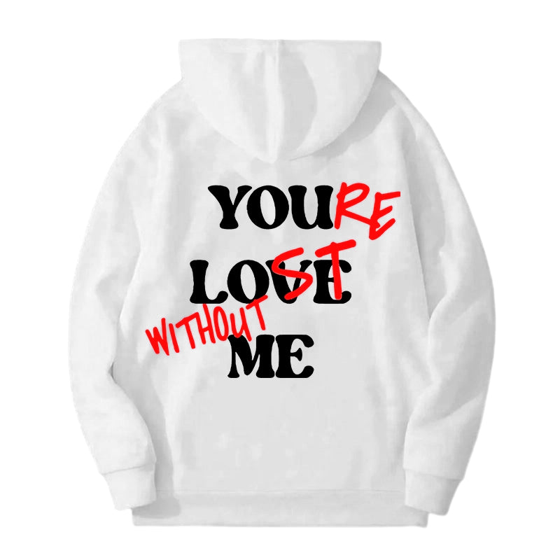 Plain sweatshirt with letter print .