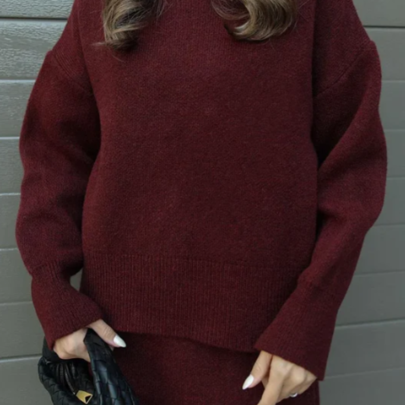 Heidi® | Matching 2-Piece Set Sweater + Skirt