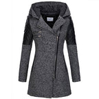 Winter coat with a flattering cut