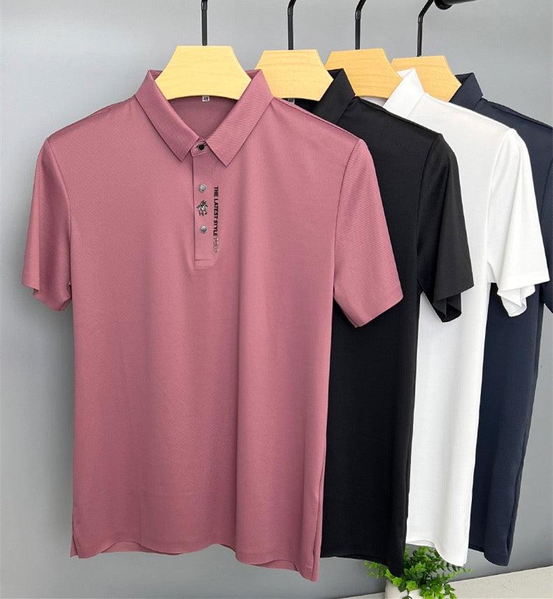 Polo de seda para hombre