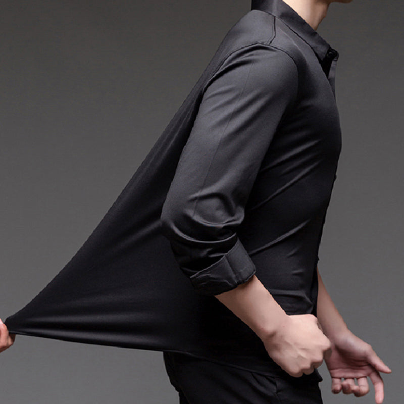 Anti-wrinkle stretch shirt