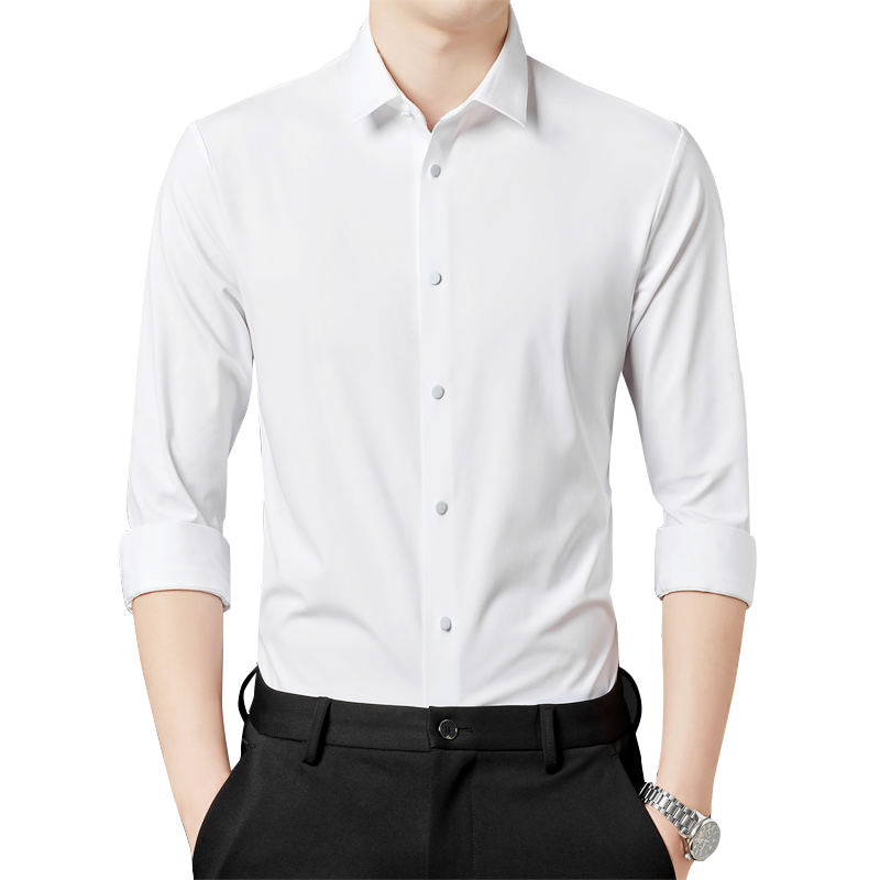 Anti-wrinkle stretch shirt