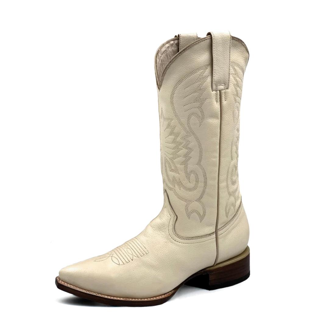 6010 BOTA VAQUERA FLOATER HUESO - SUCHHEEL