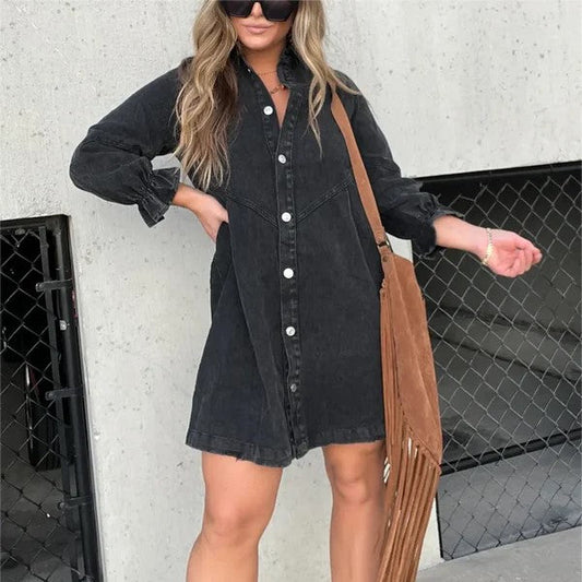 Bonito vestido de mezclilla