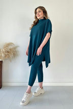 ✨Nuevo producto de gran venta✨Conjunto de dos piezas de punto elástico para mujer