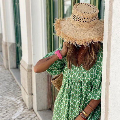 Vestido Milena | Vestido Largo Verde para Damas