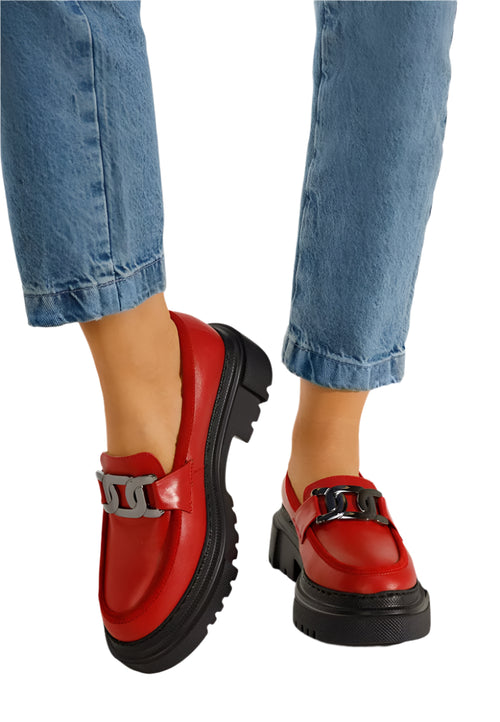 Mocasines de piel auténtica