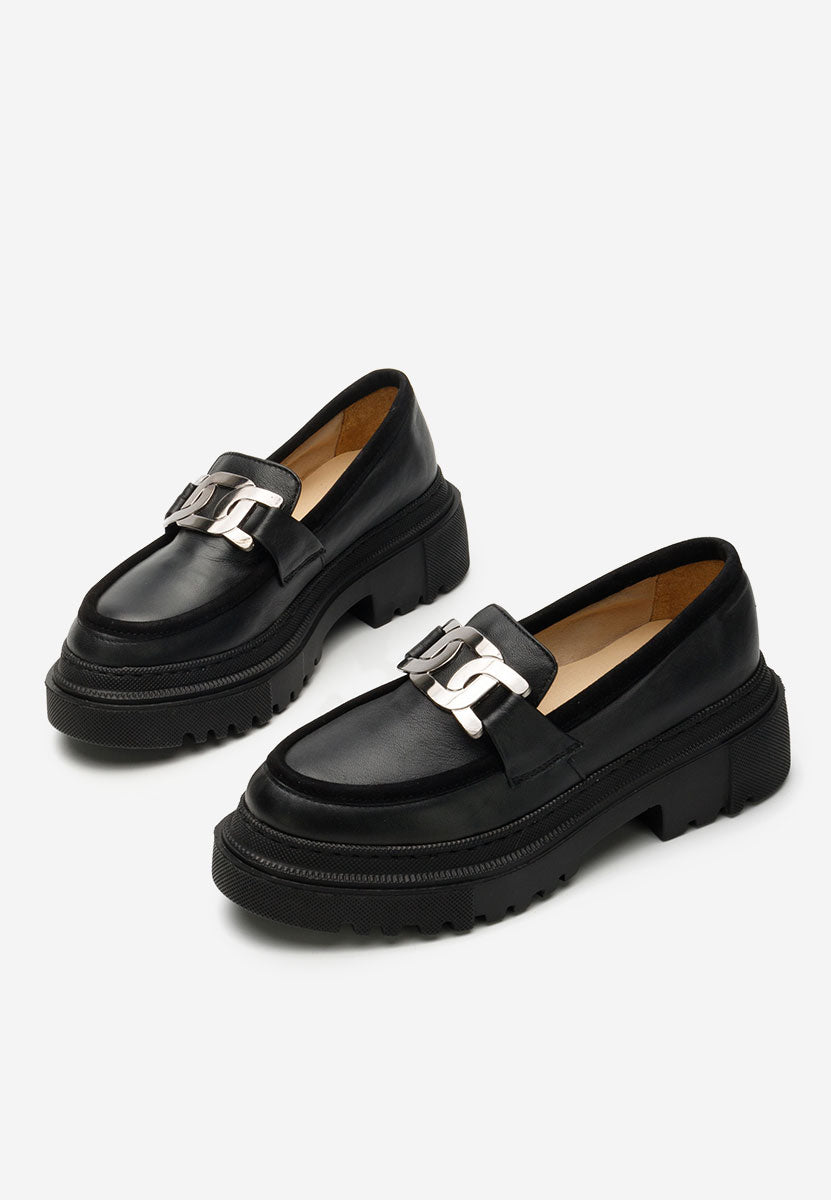 Mocasines de piel auténtica