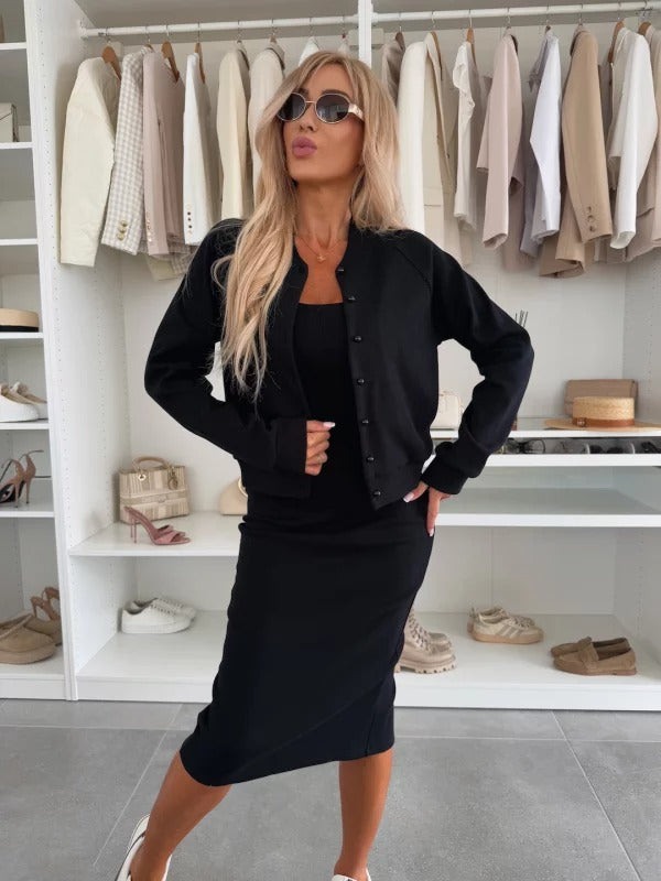 Conjunto de vestido y sudadera 2 en 1 Dalila™