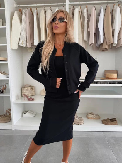 Conjunto de vestido y sudadera 2 en 1 Dalila™