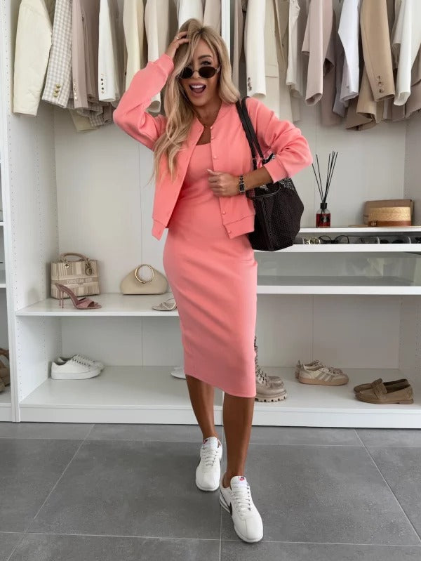 Conjunto de vestido y sudadera 2 en 1 Dalila™