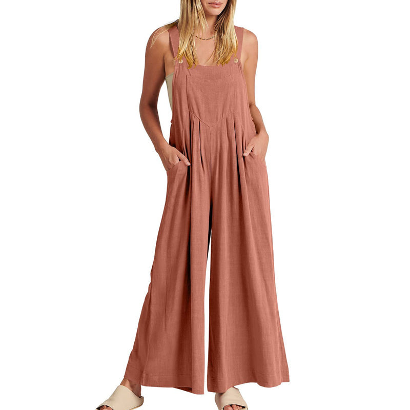 Sleeveless jumpsuit for women