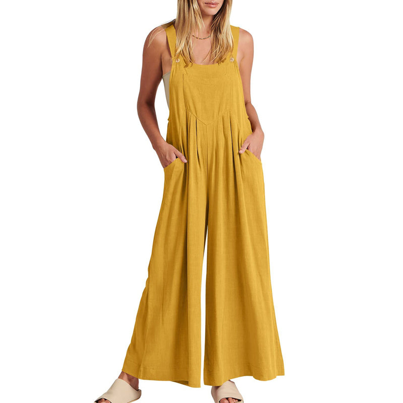 Sleeveless jumpsuit for women