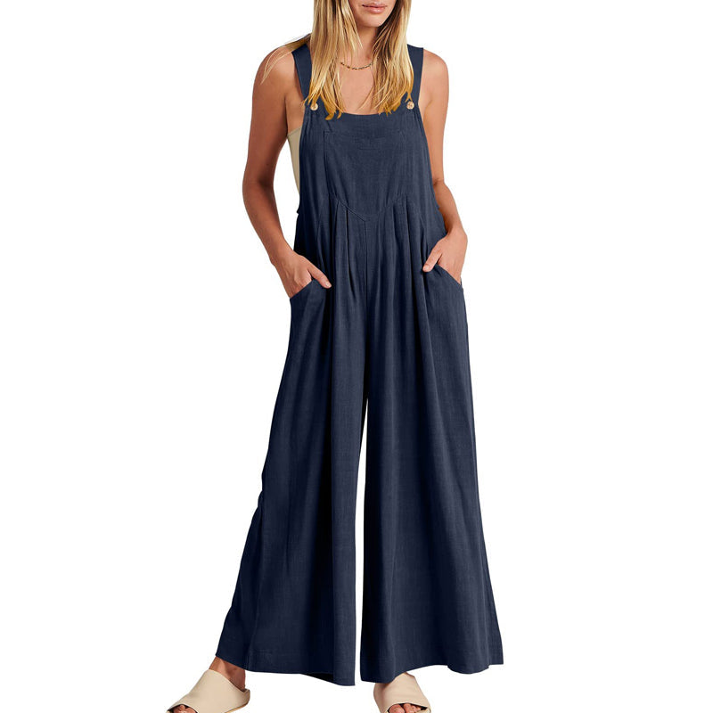 Sleeveless jumpsuit for women