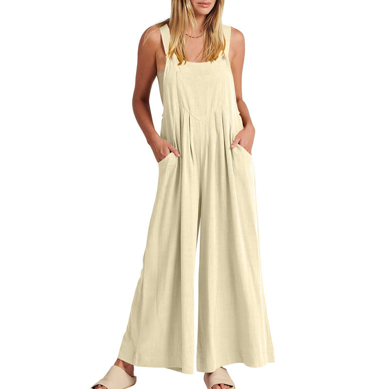 Sleeveless jumpsuit for women
