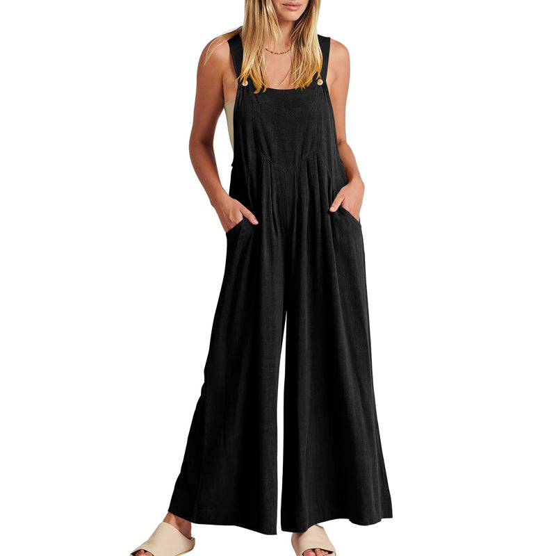 Sleeveless jumpsuit for women