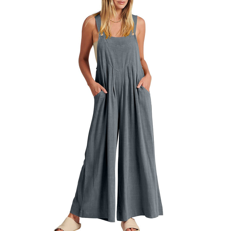 Sleeveless jumpsuit for women
