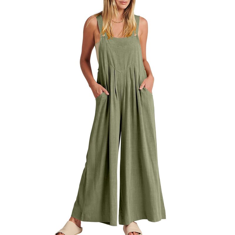 Sleeveless jumpsuit for women