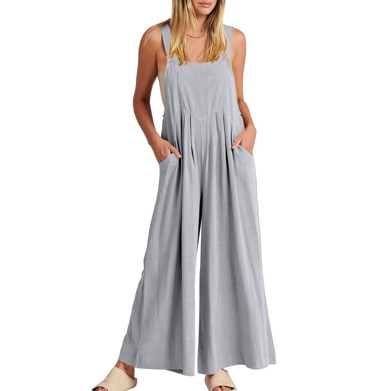 Sleeveless jumpsuit for women