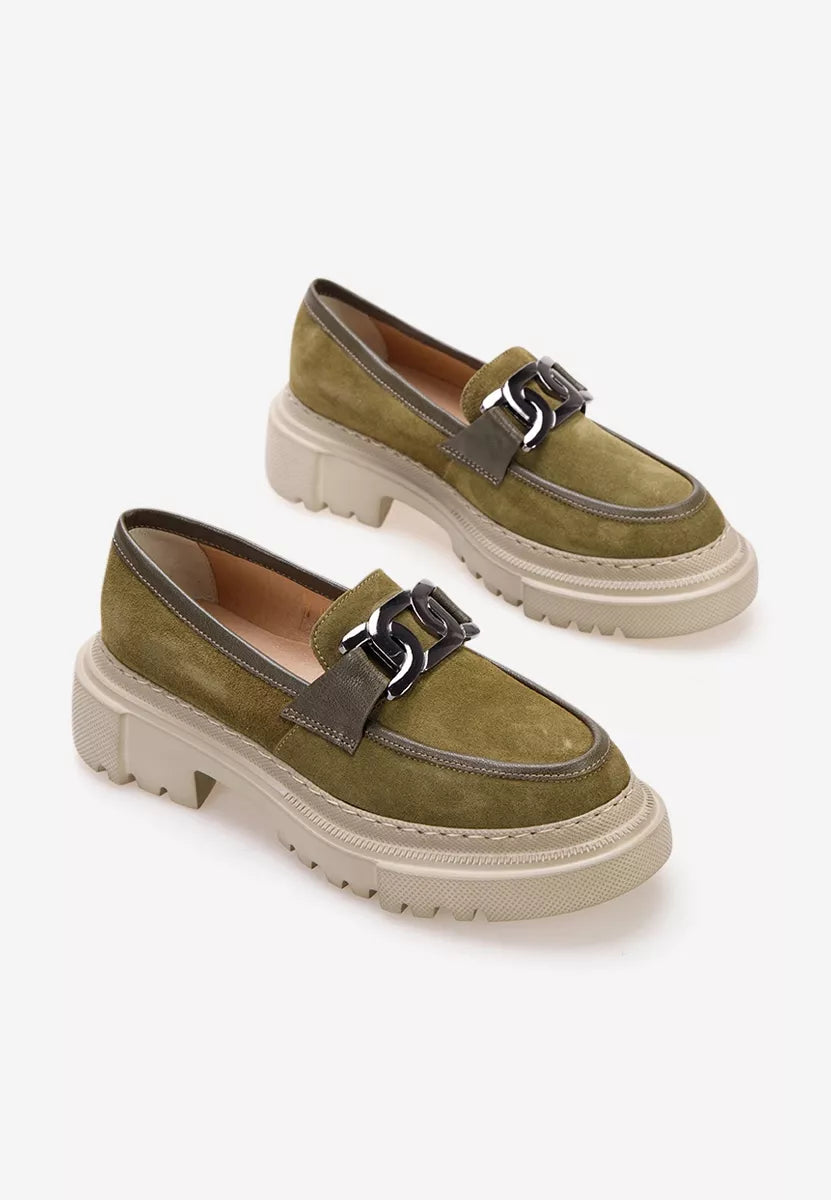 Mocasines de piel auténtica